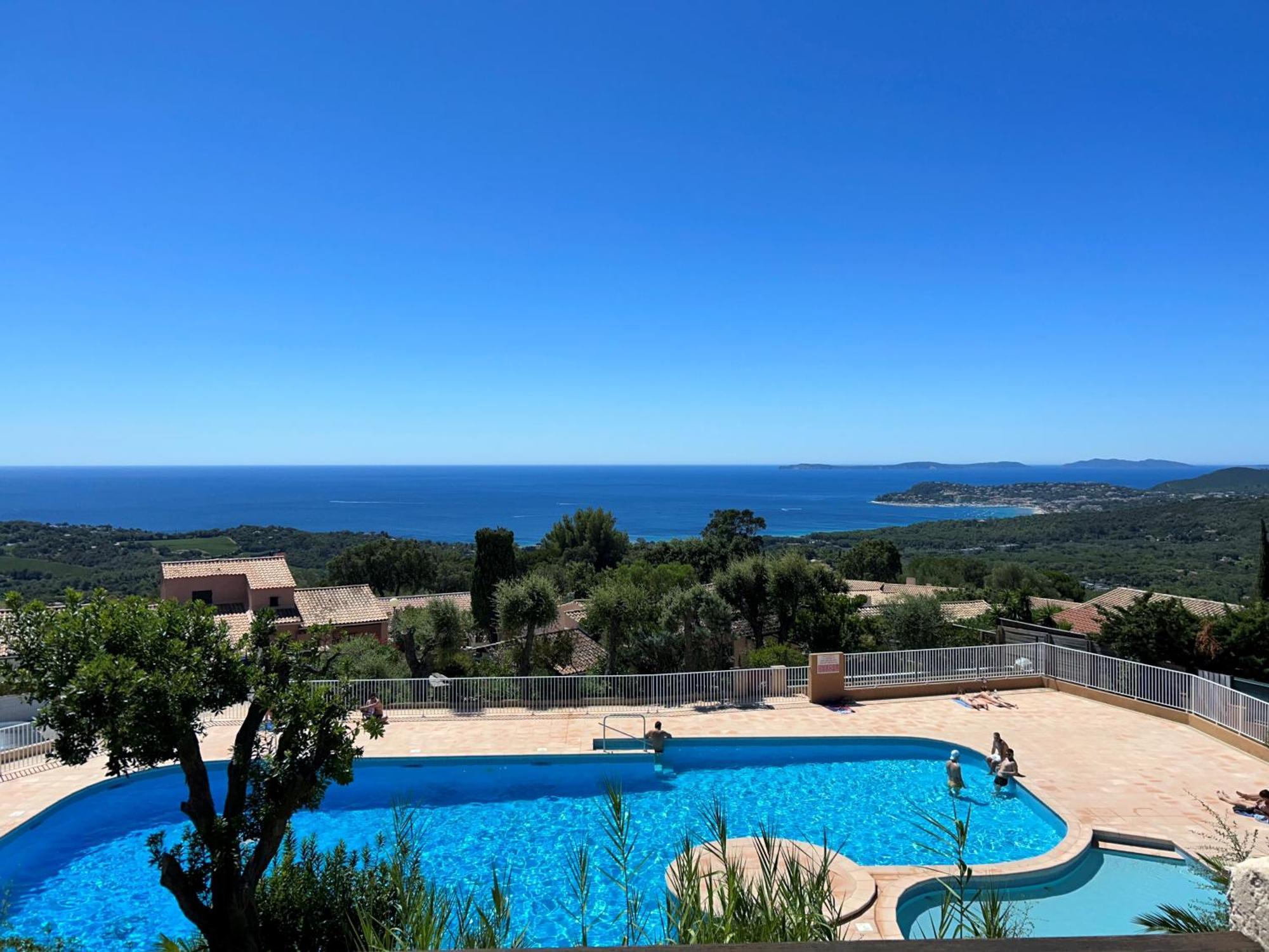 Studio Pool House Vue Mer Panoramique Amazing Sea View Wifi Linge Linen Inclut Aircondition La Croix-Valmer Zewnętrze zdjęcie