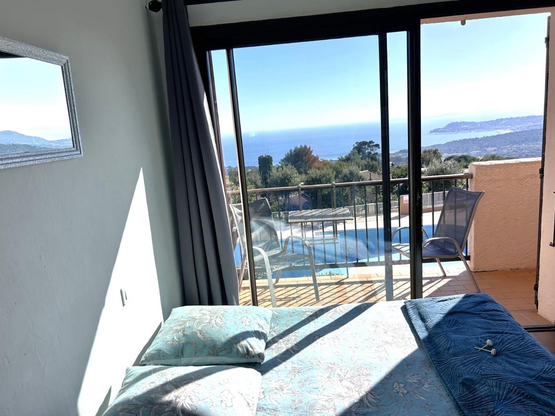 Studio Pool House Vue Mer Panoramique Amazing Sea View Wifi Linge Linen Inclut Aircondition La Croix-Valmer Zewnętrze zdjęcie