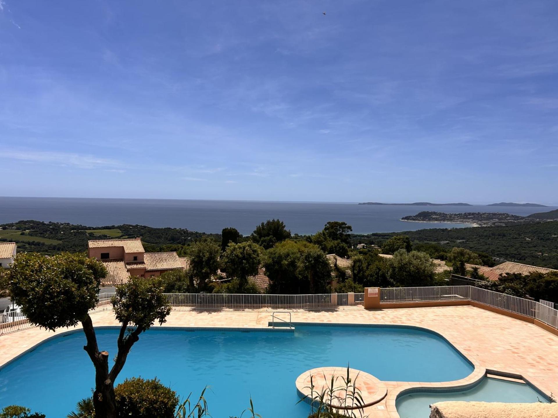 Studio Pool House Vue Mer Panoramique Amazing Sea View Wifi Linge Linen Inclut Aircondition La Croix-Valmer Zewnętrze zdjęcie